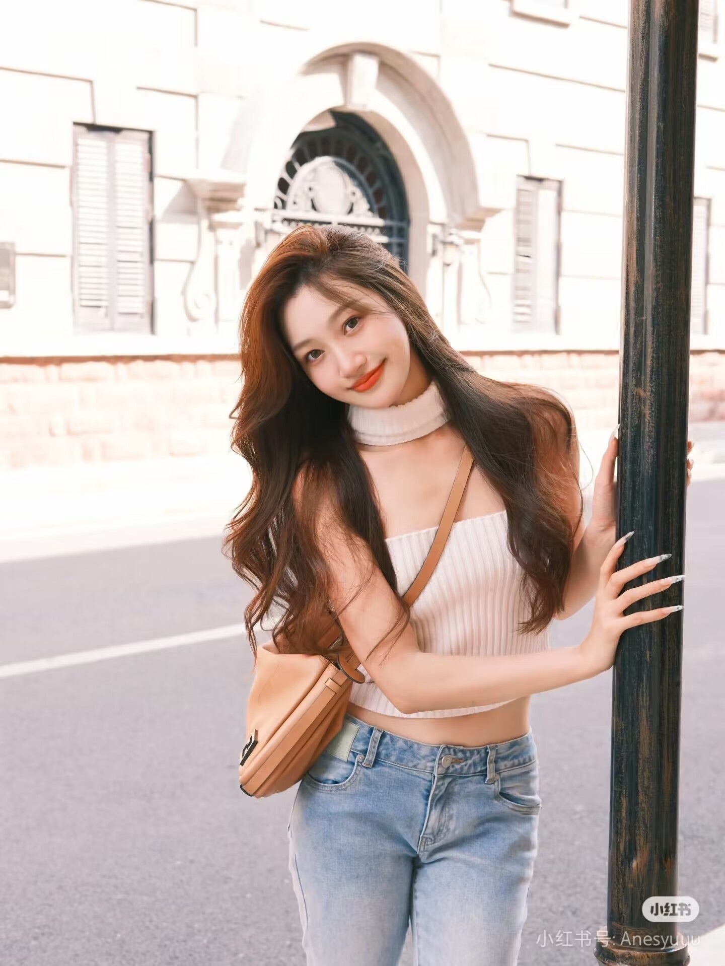 펜디 심플리 숄더백 미디움