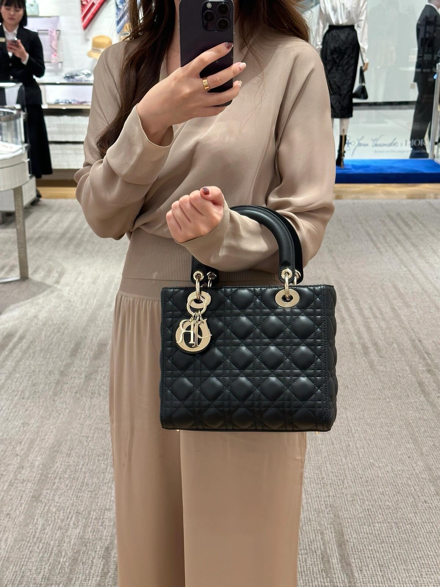 디올 레이디백 미디움