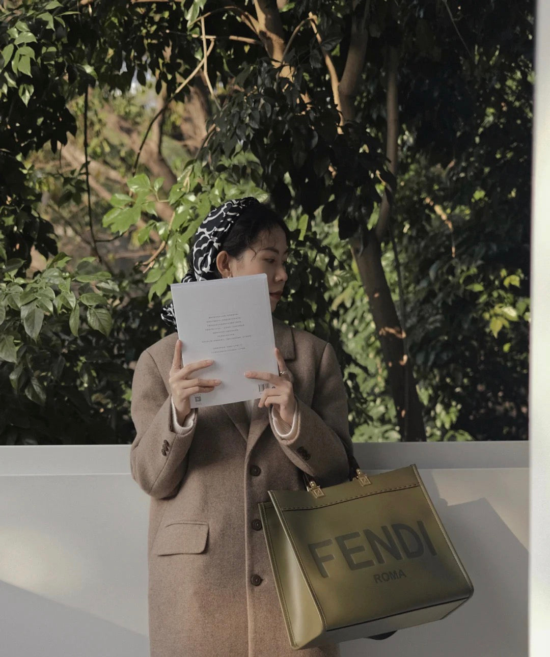 펜디 선샤인 토트백 라지