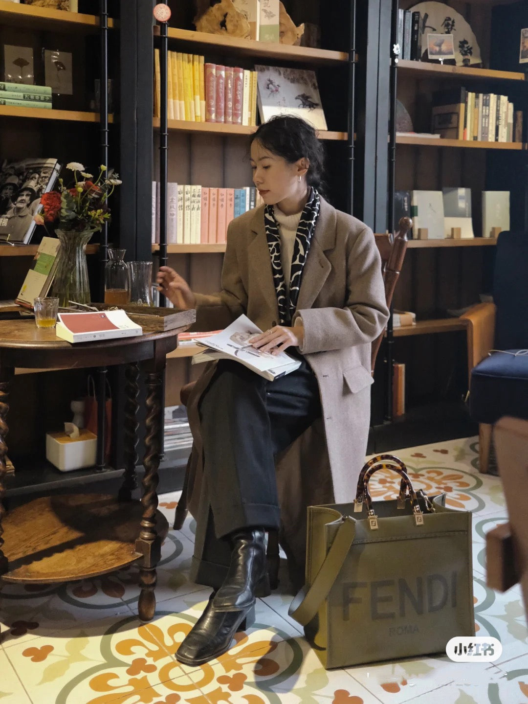 펜디 선샤인 토트백 라지