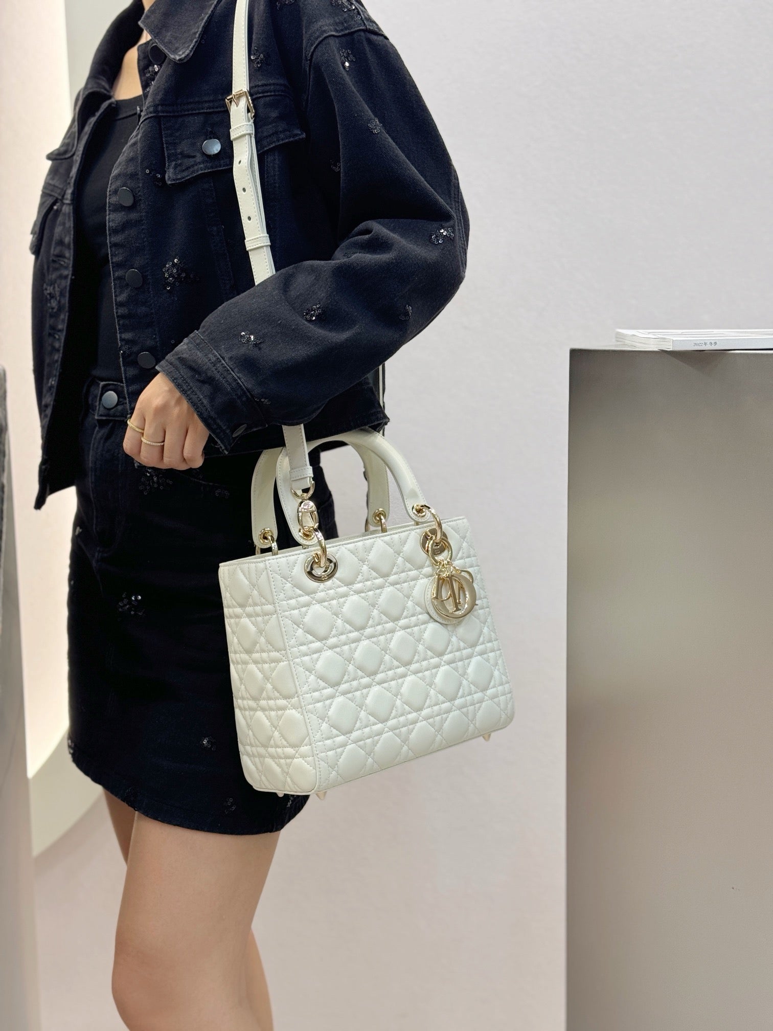 디올 레이디백 미디움