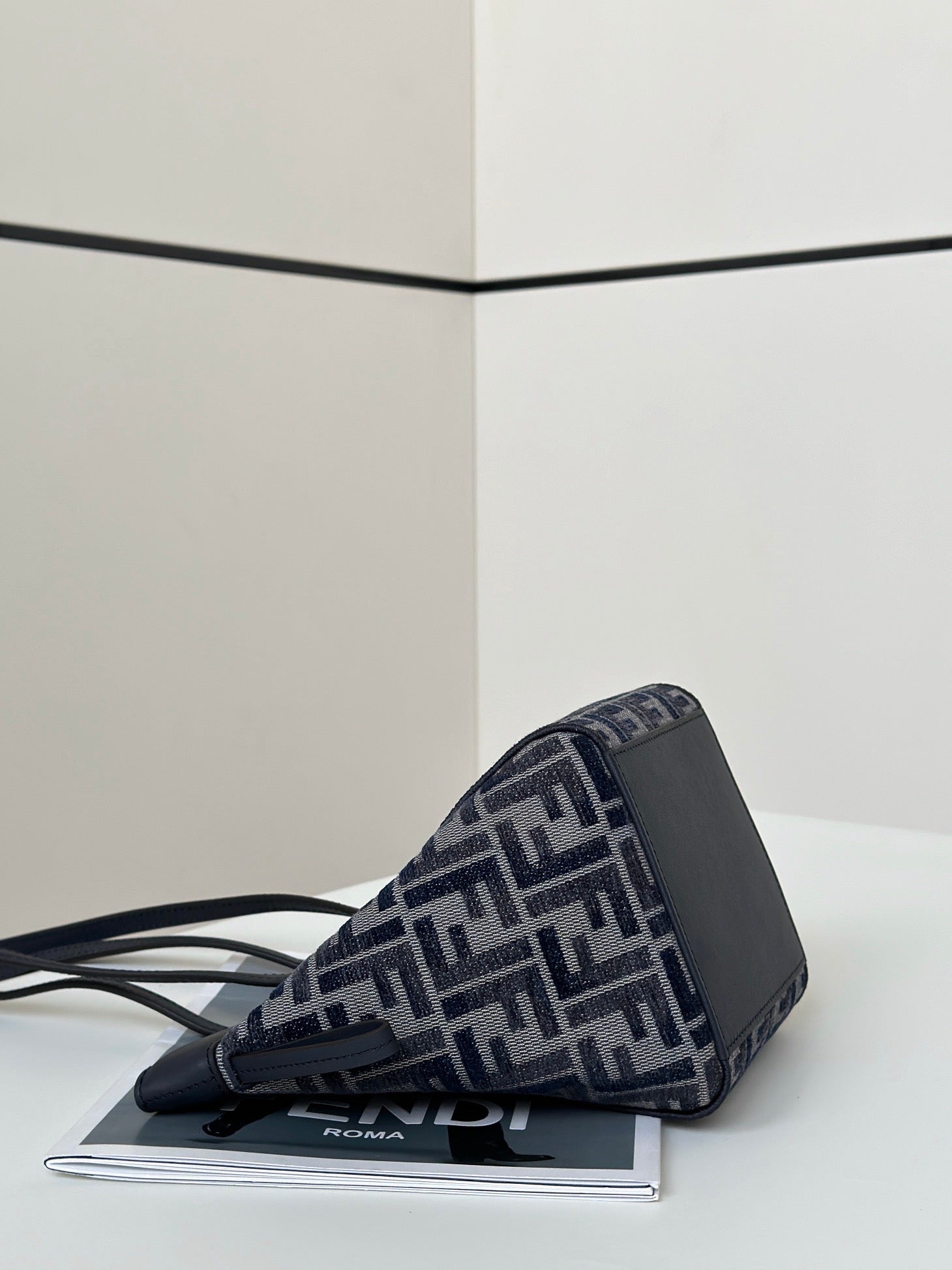 펜디 오리가미 FF 자카드 미니