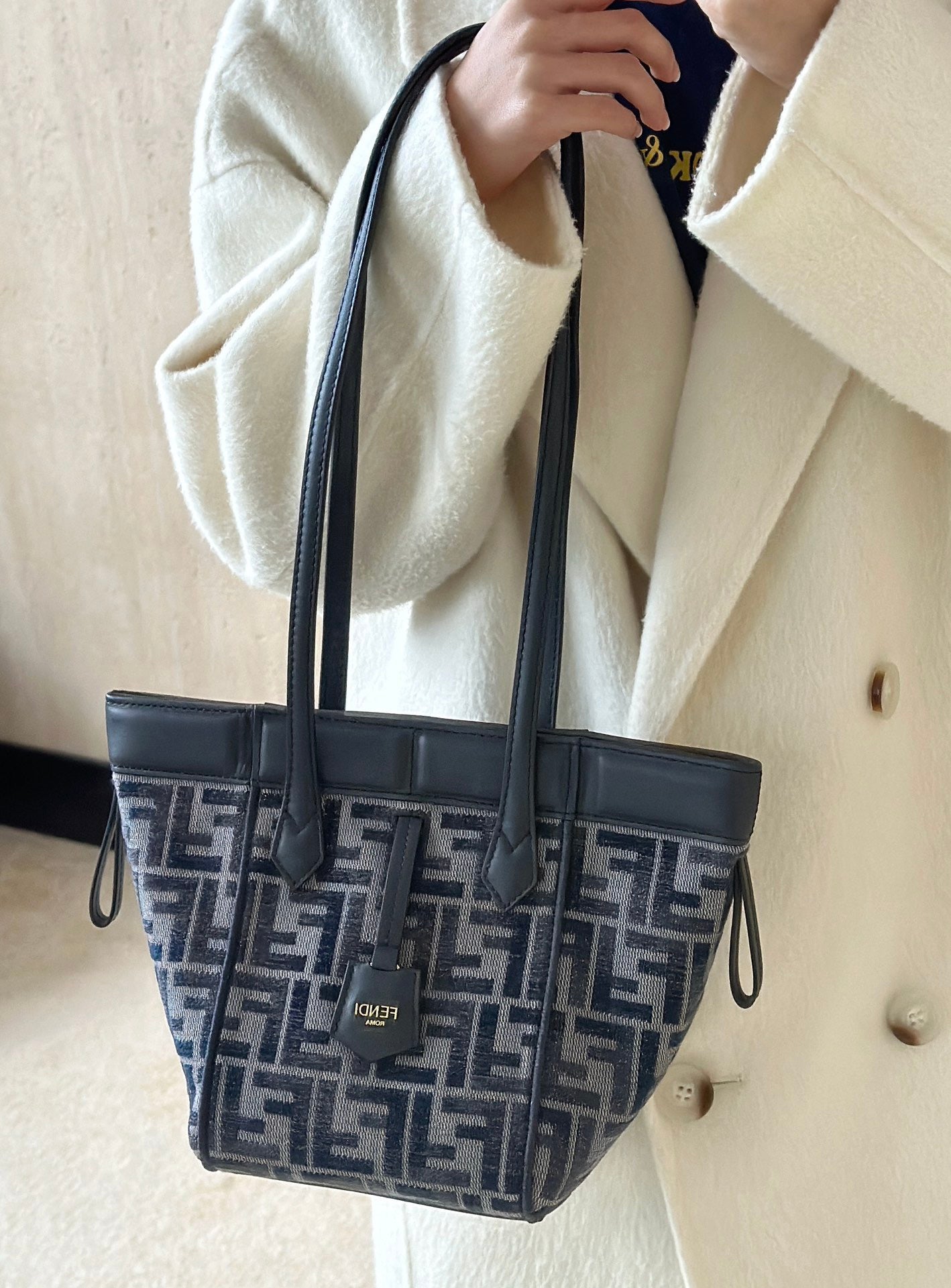 펜디 오리가미 FF 자카드 미니