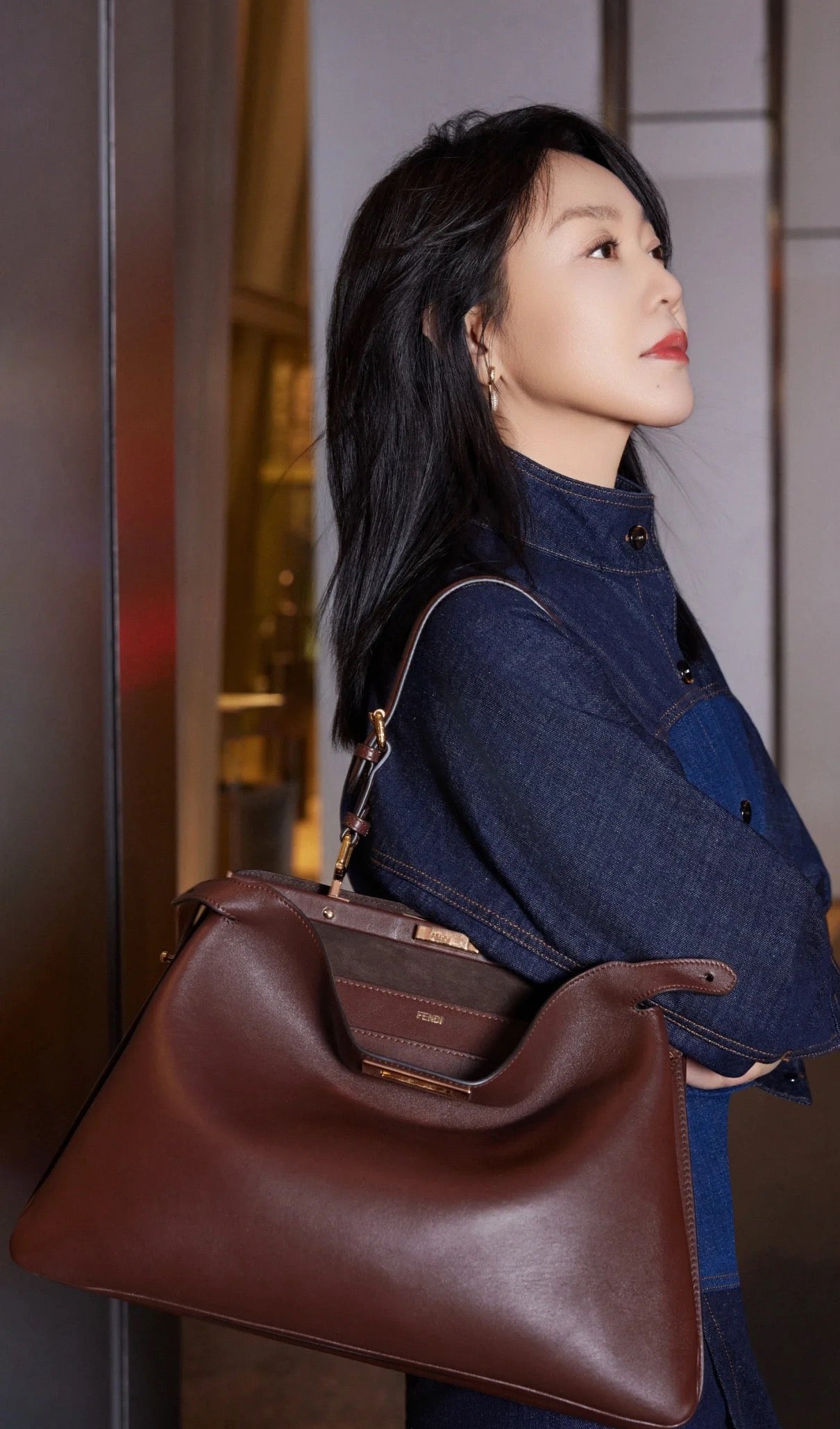 펜디 피카부 소프트 라지