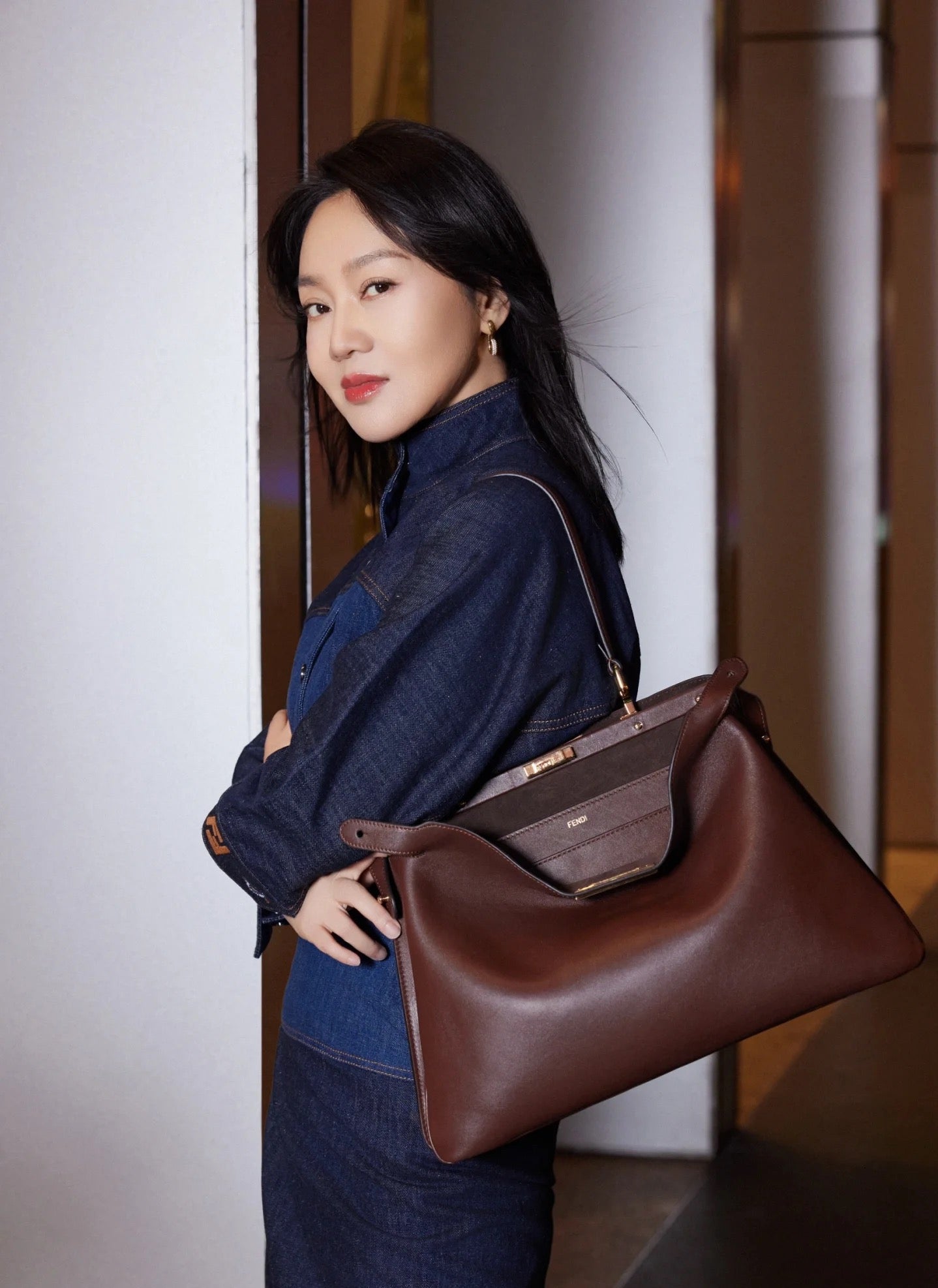 펜디 피카부 소프트 라지