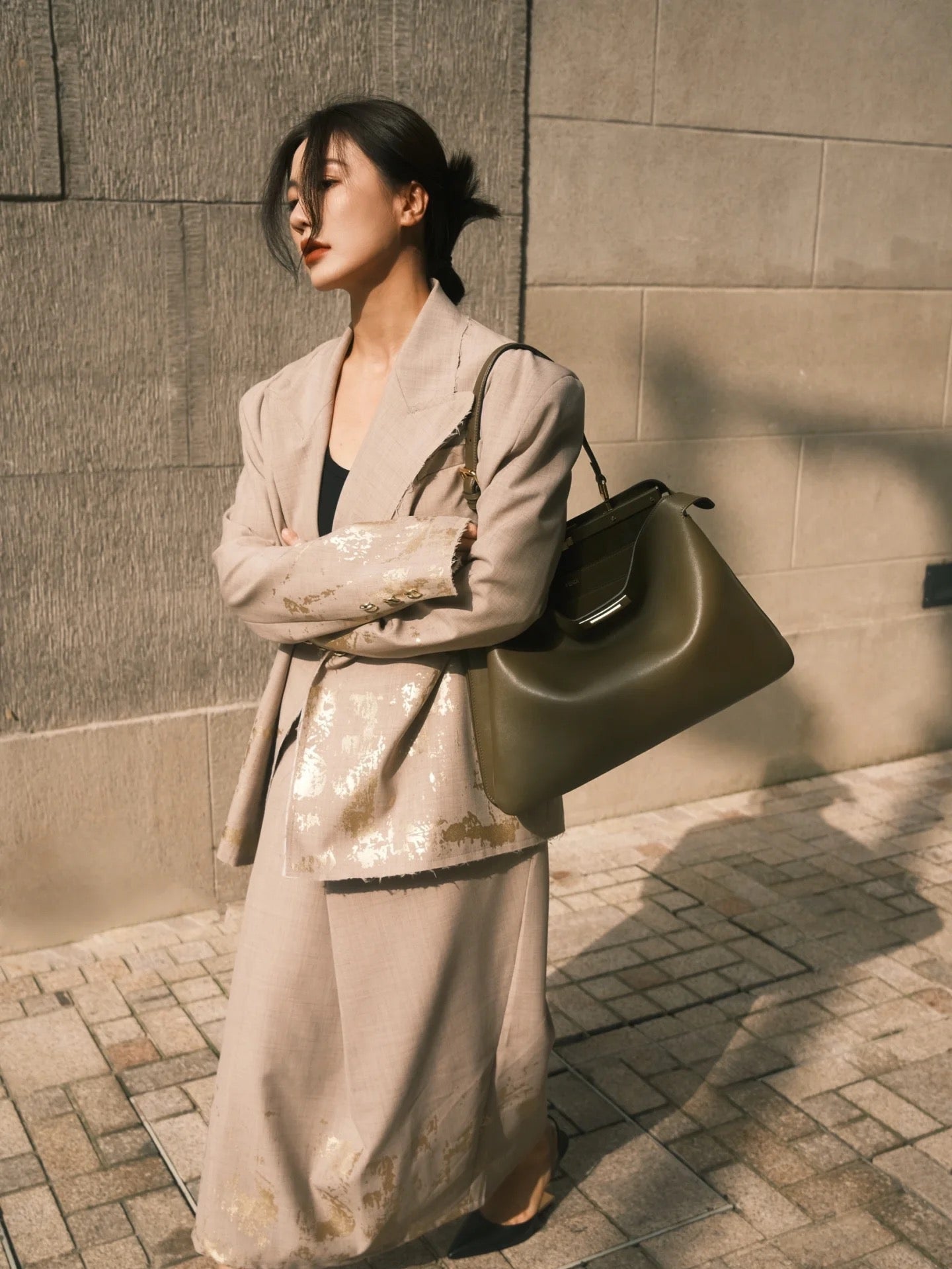 펜디 피카부 소프트 라지