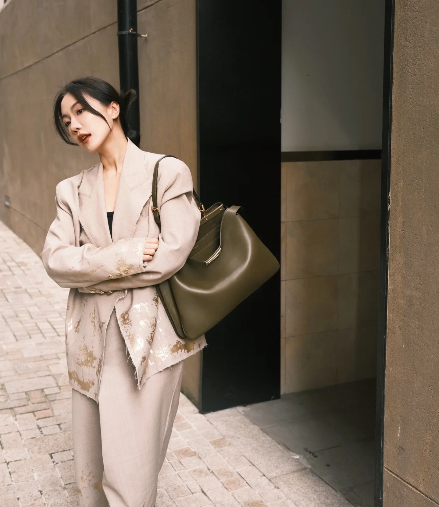 펜디 피카부 소프트 라지