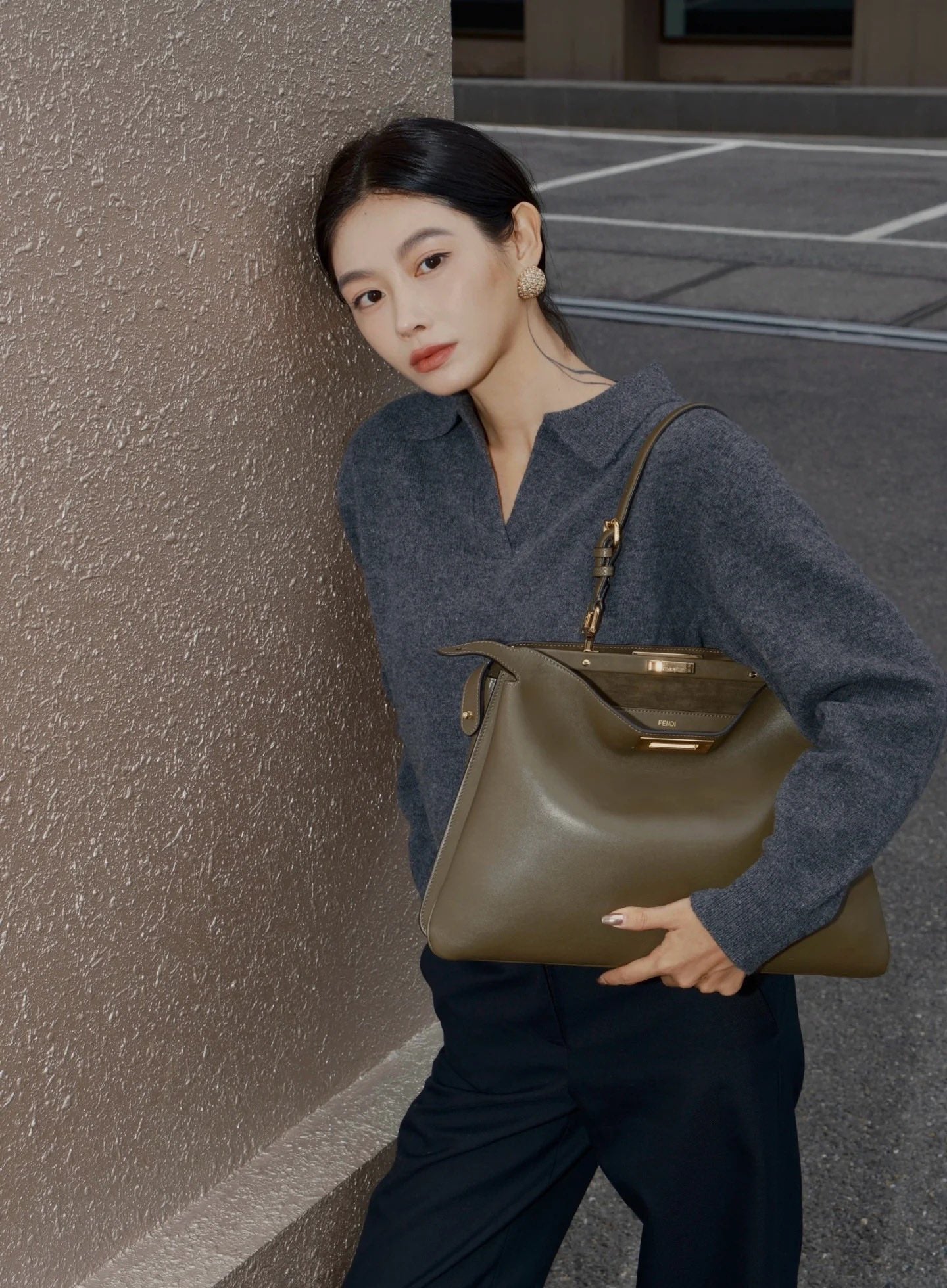 펜디 피카부 소프트 라지