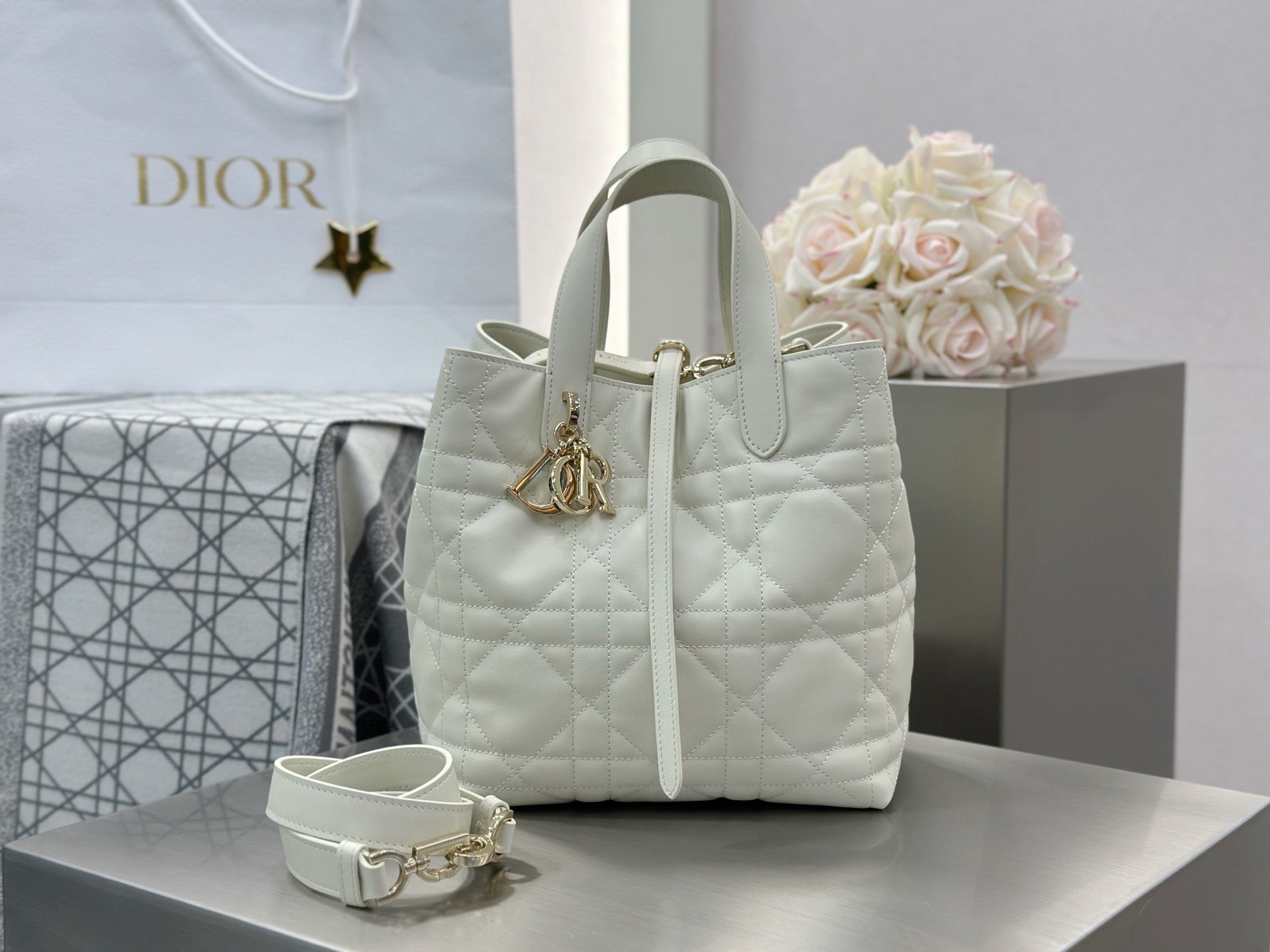 디올 버티컬 뚜주흐백 스몰,미디움