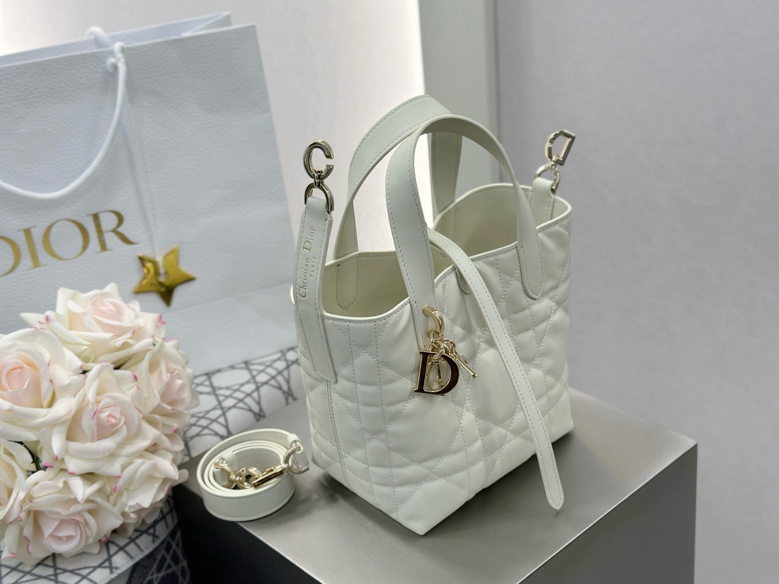 디올 버티컬 뚜주흐백 스몰,미디움