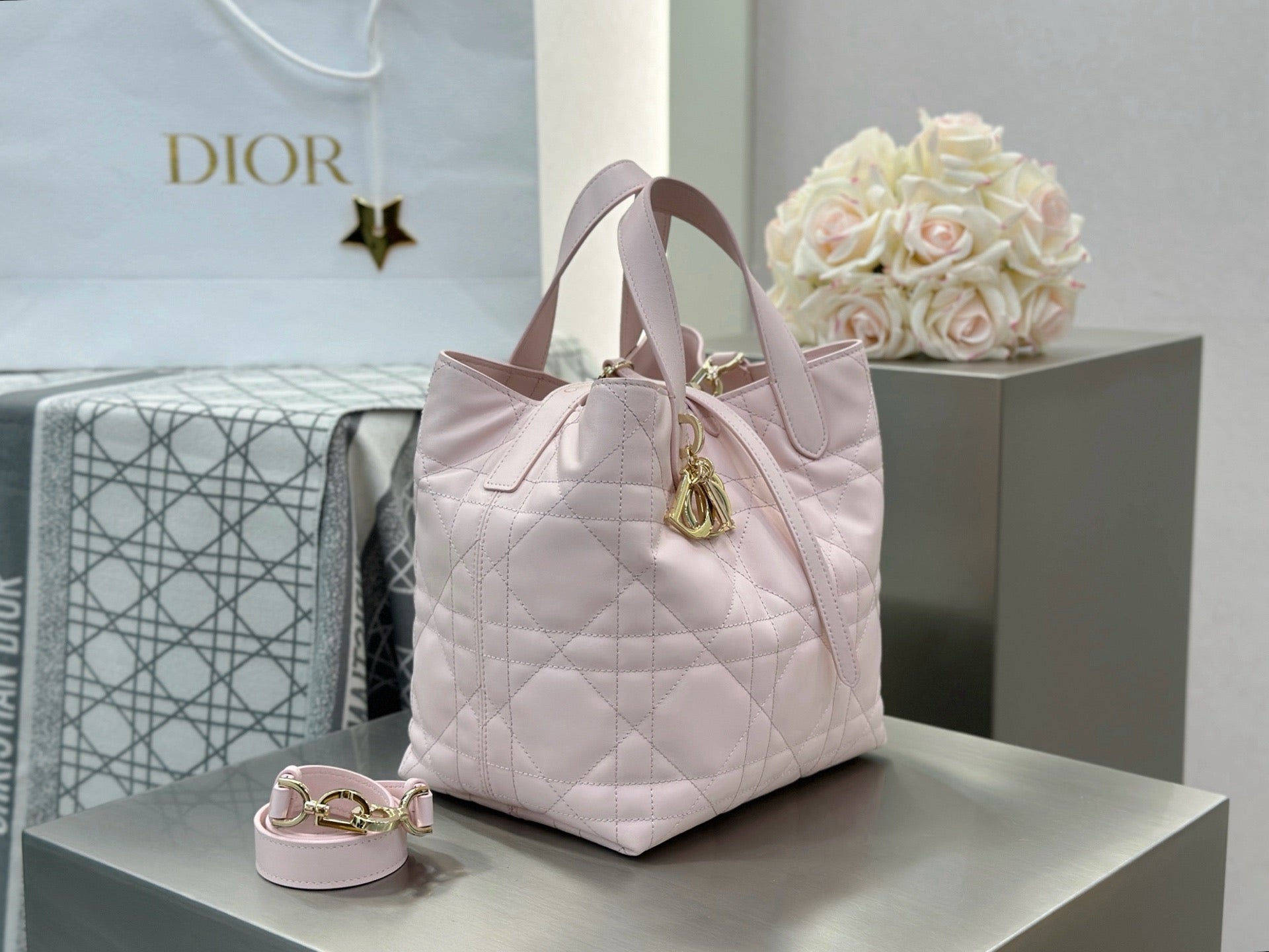 디올 버티컬 뚜주흐백 스몰,미디움