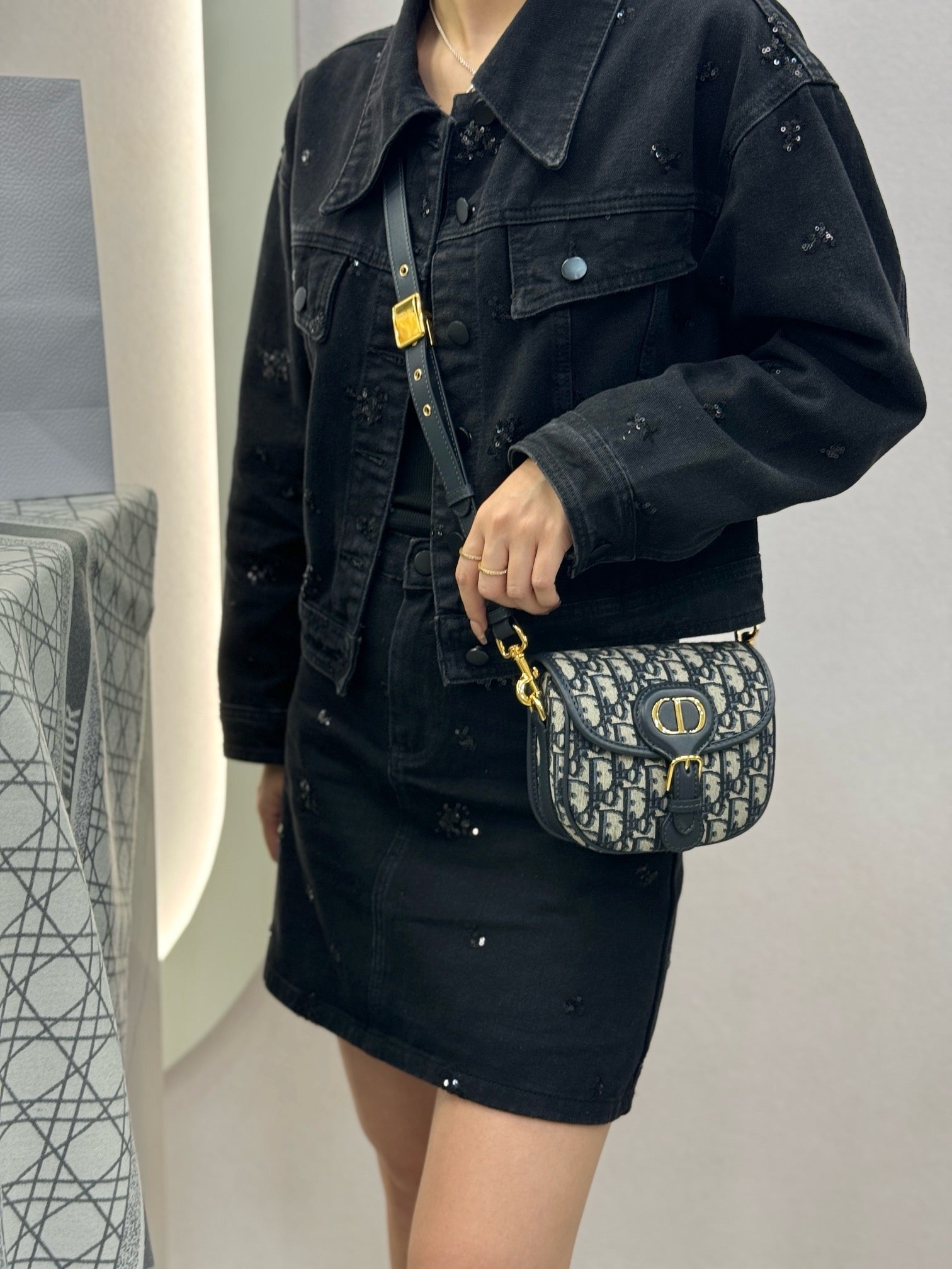 디올 오블리크 바비백 스몰,미디움