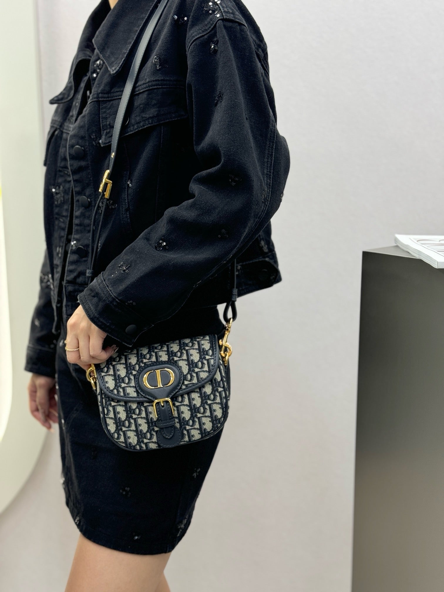 디올 오블리크 바비백 스몰,미디움