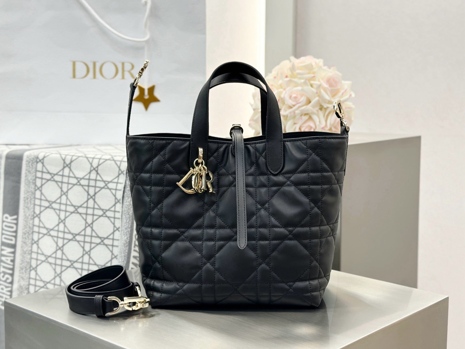 디올 버티컬 뚜주흐백 스몰,미디움