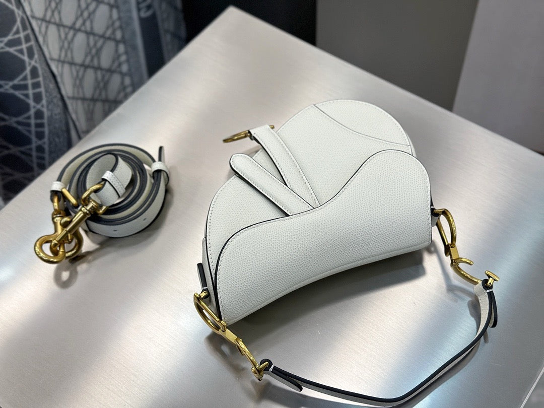 디올 새들 스트랩백 그레인 미니