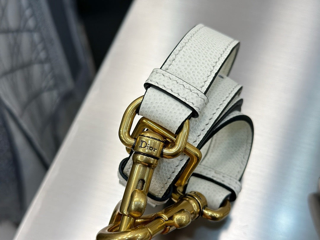 디올 새들 스트랩백 그레인 미니