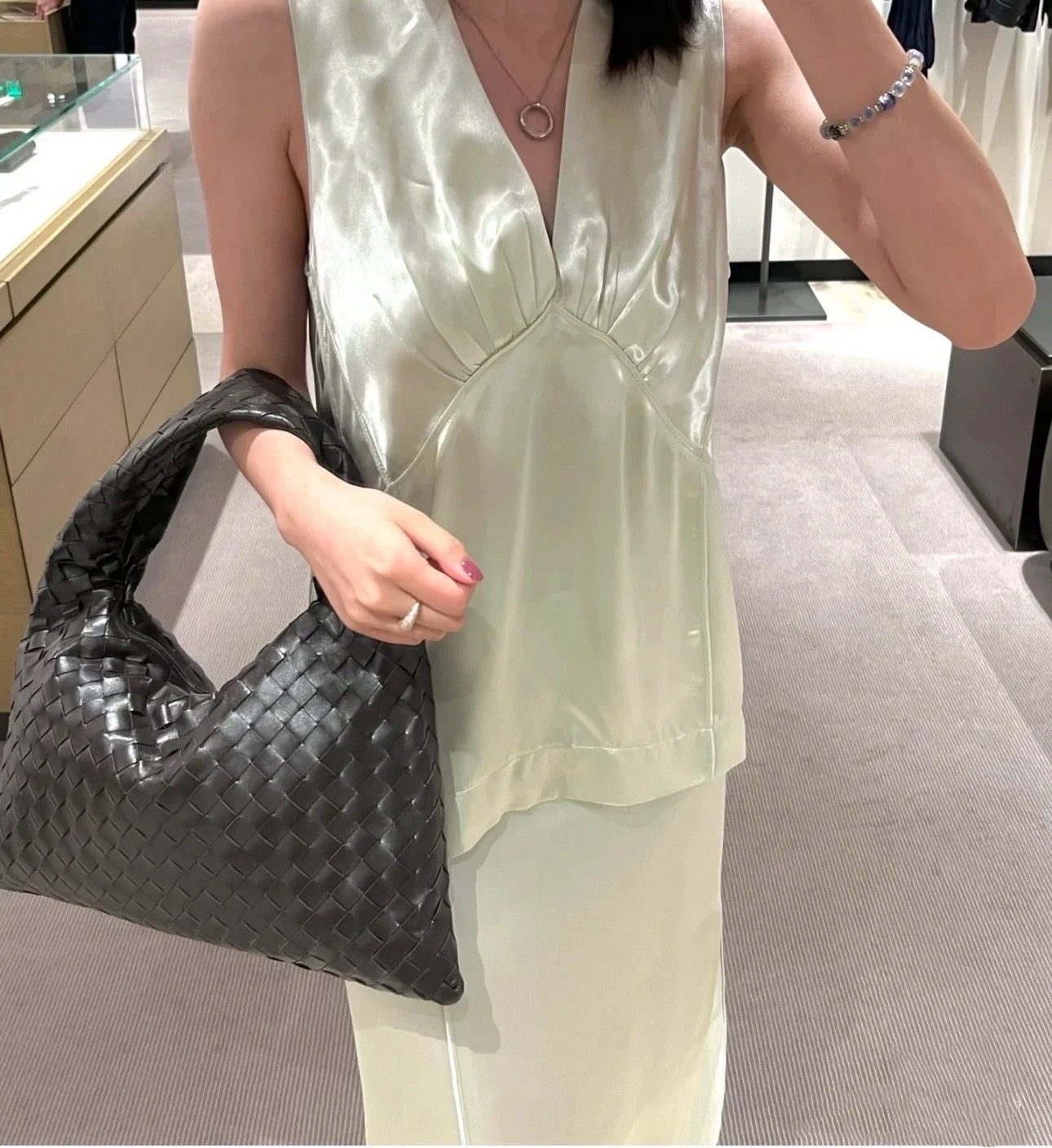 보테가 베네타 홉 숄더백 스몰