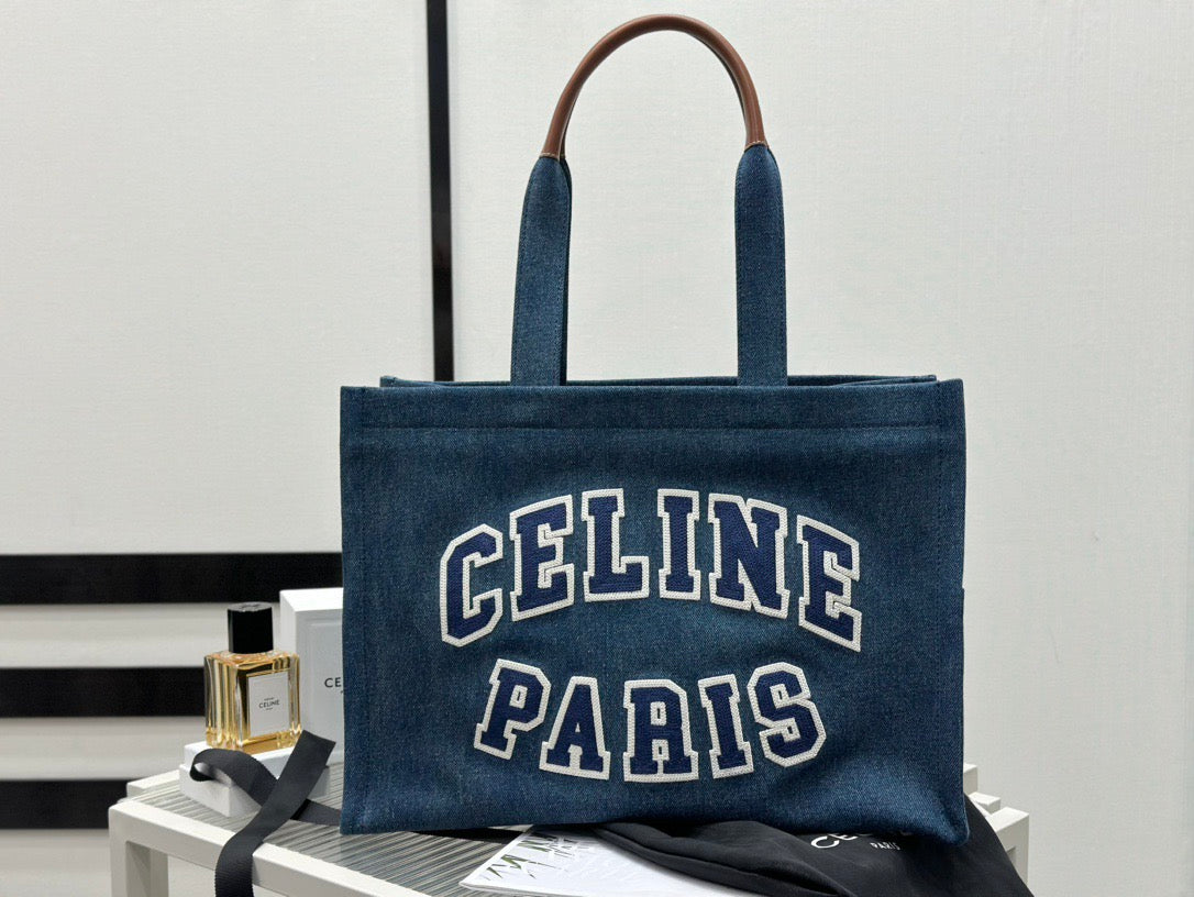 셀린느 셀린 파리 데님 토트백