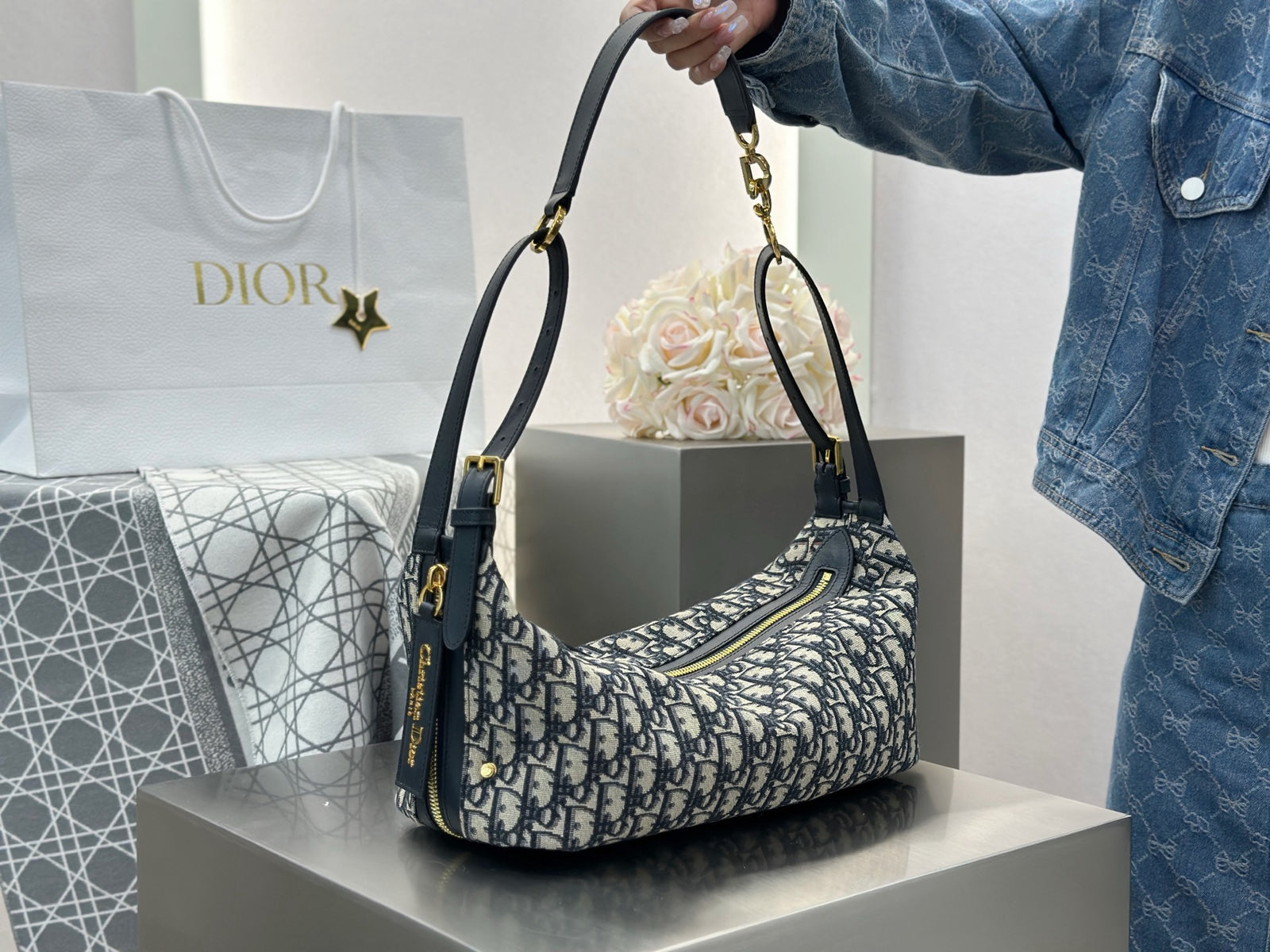 디올 오블리크 디저니백 라지