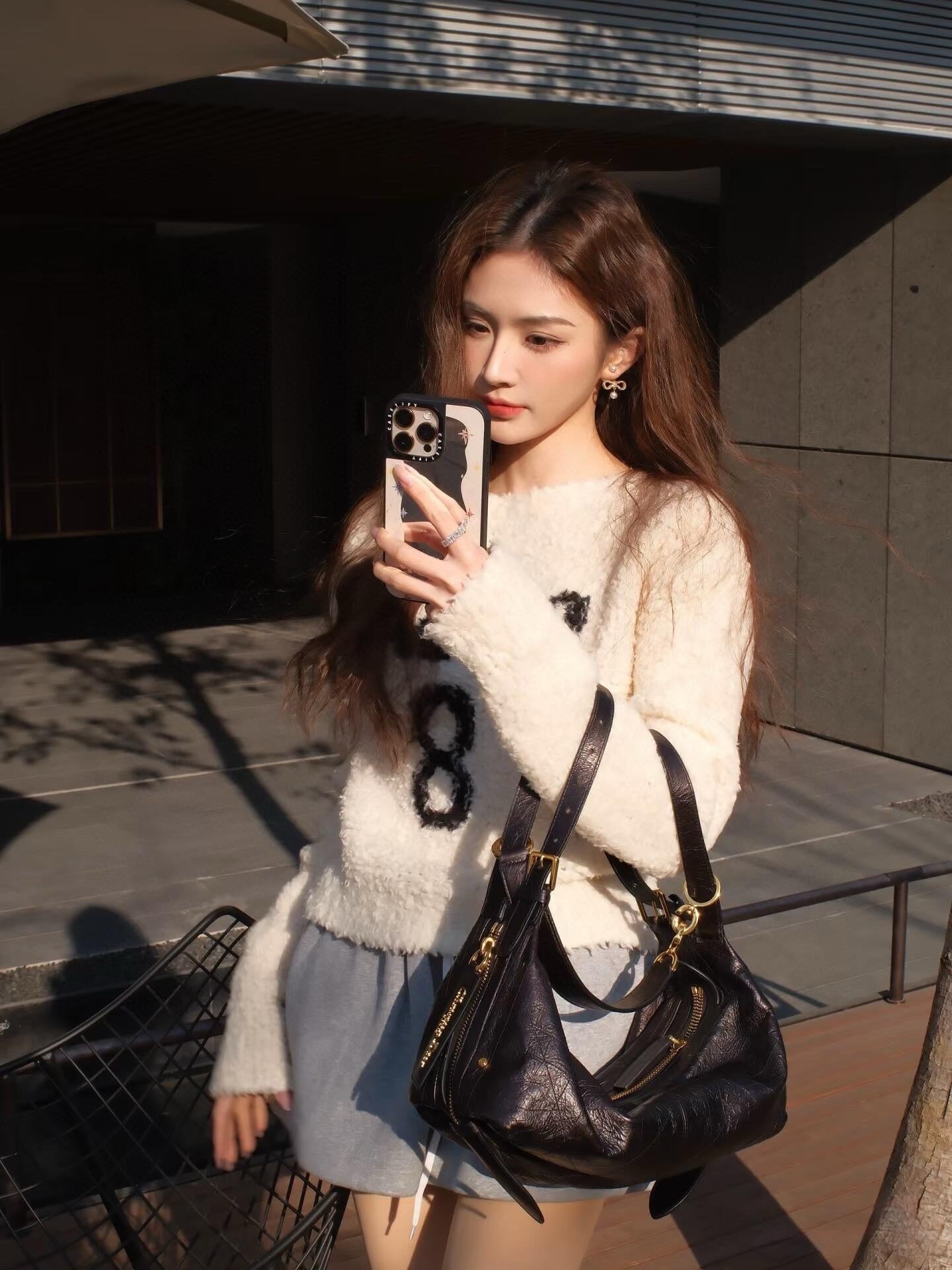디올 매크로까나쥬 크링클 디저니백 라지