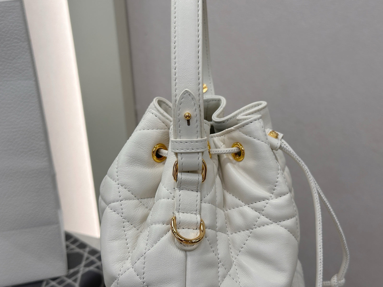 디올 카로 스몰 버킷백