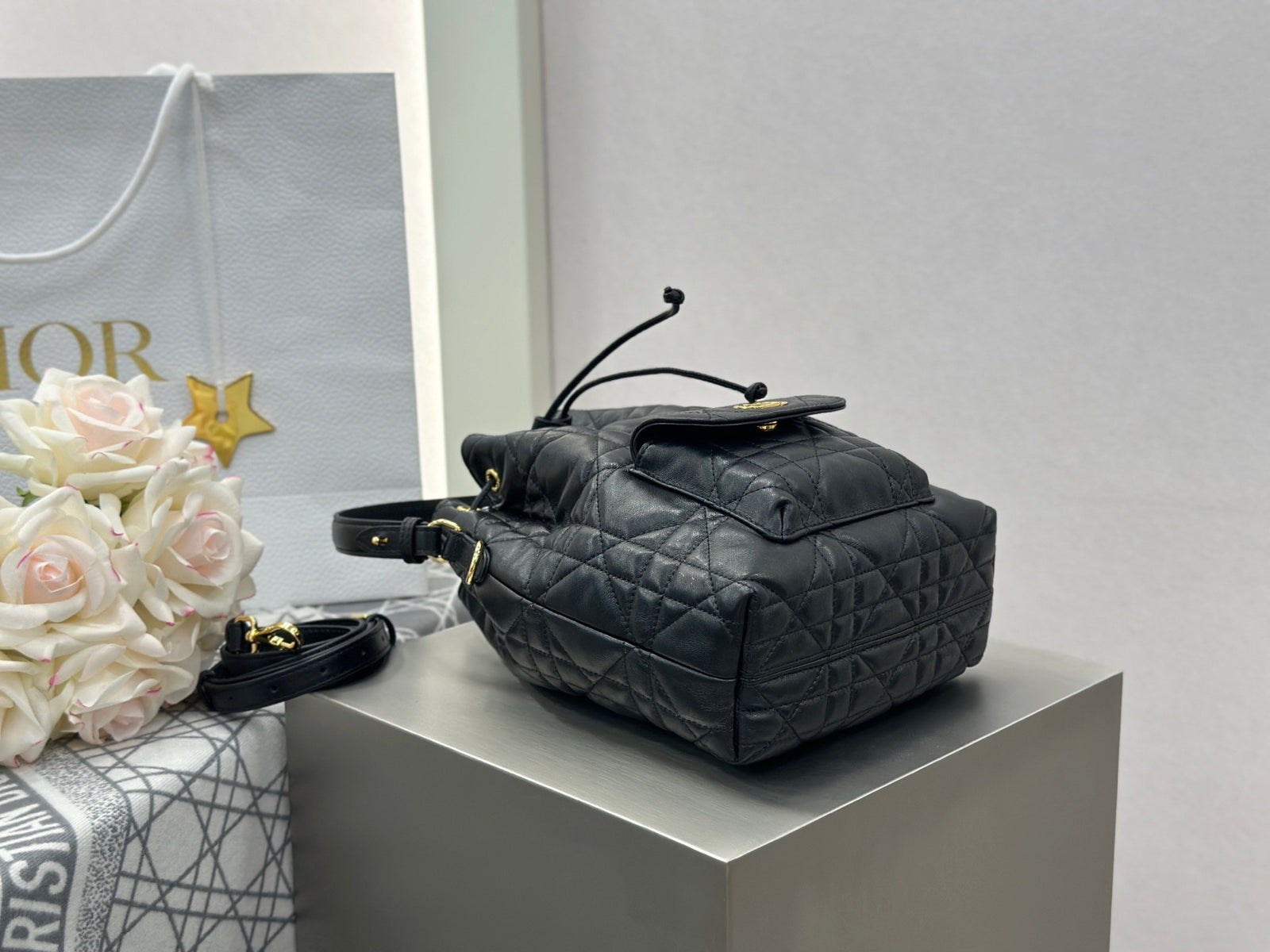 디올 카로 스몰 버킷백