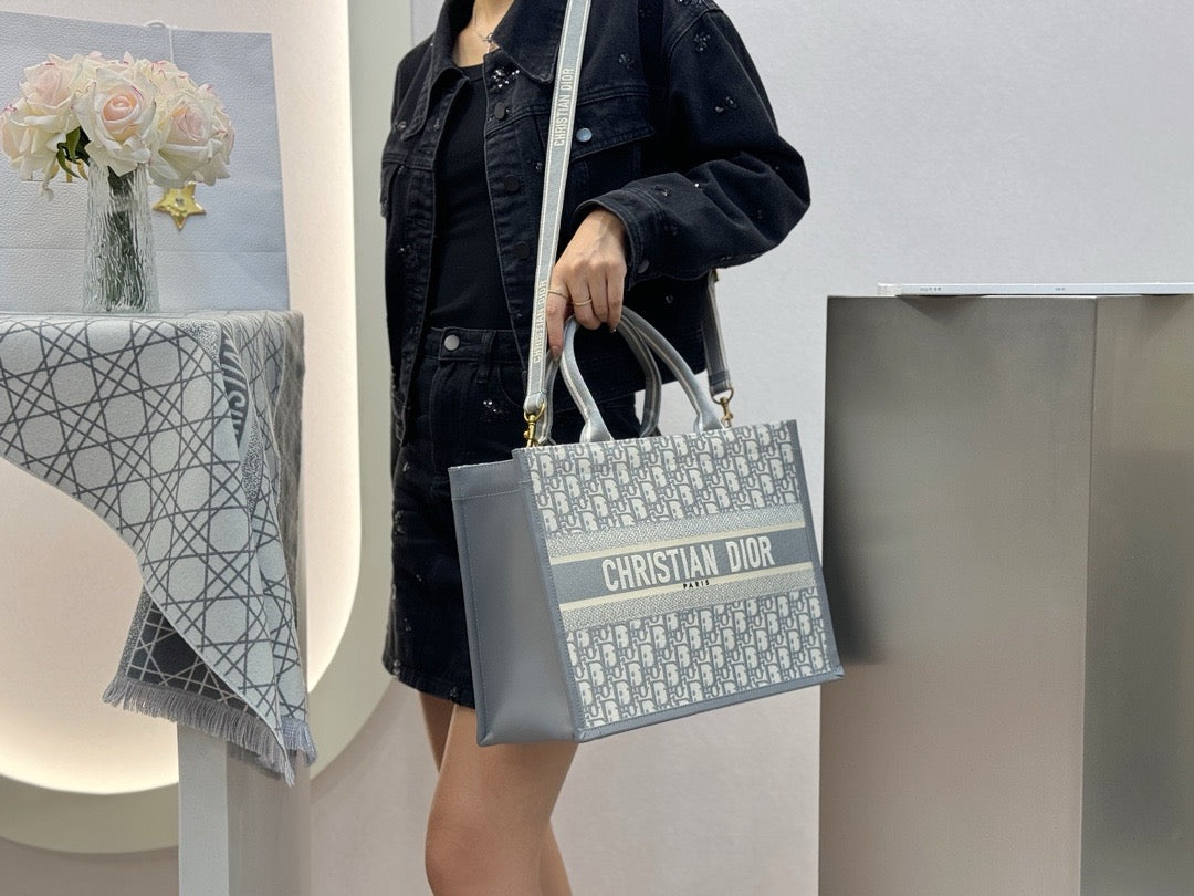 디올 오블리크 북 토트 스트랩백 미디움