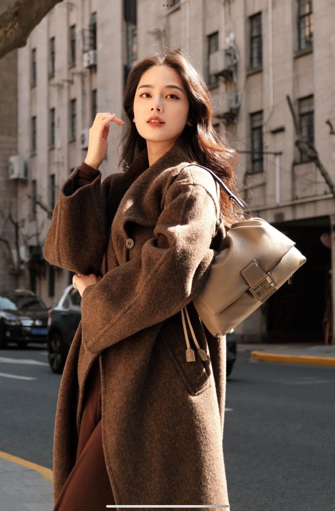 펜디 맘마 바게트 나파 라지