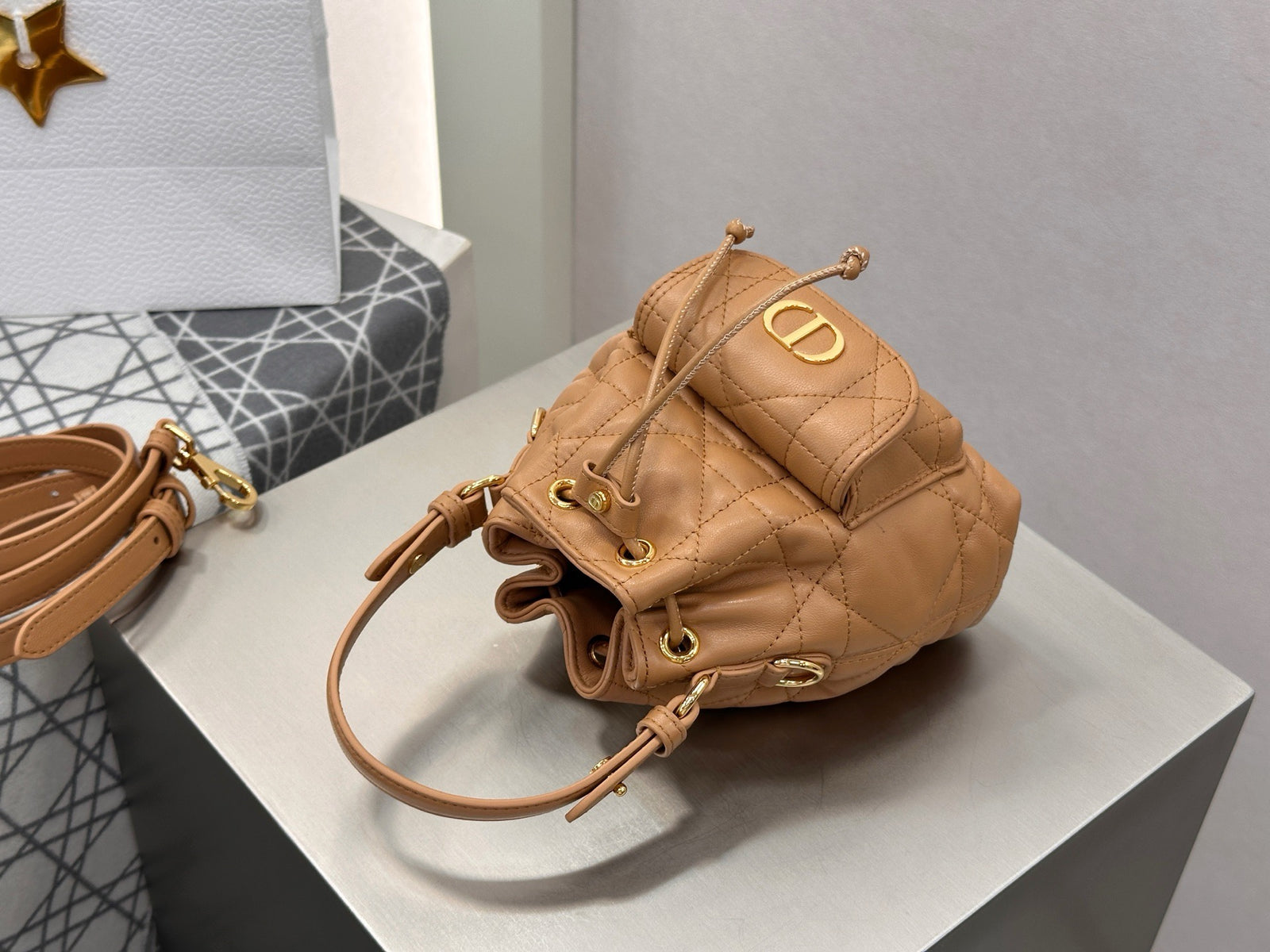 디올 카로 나노 버킷백