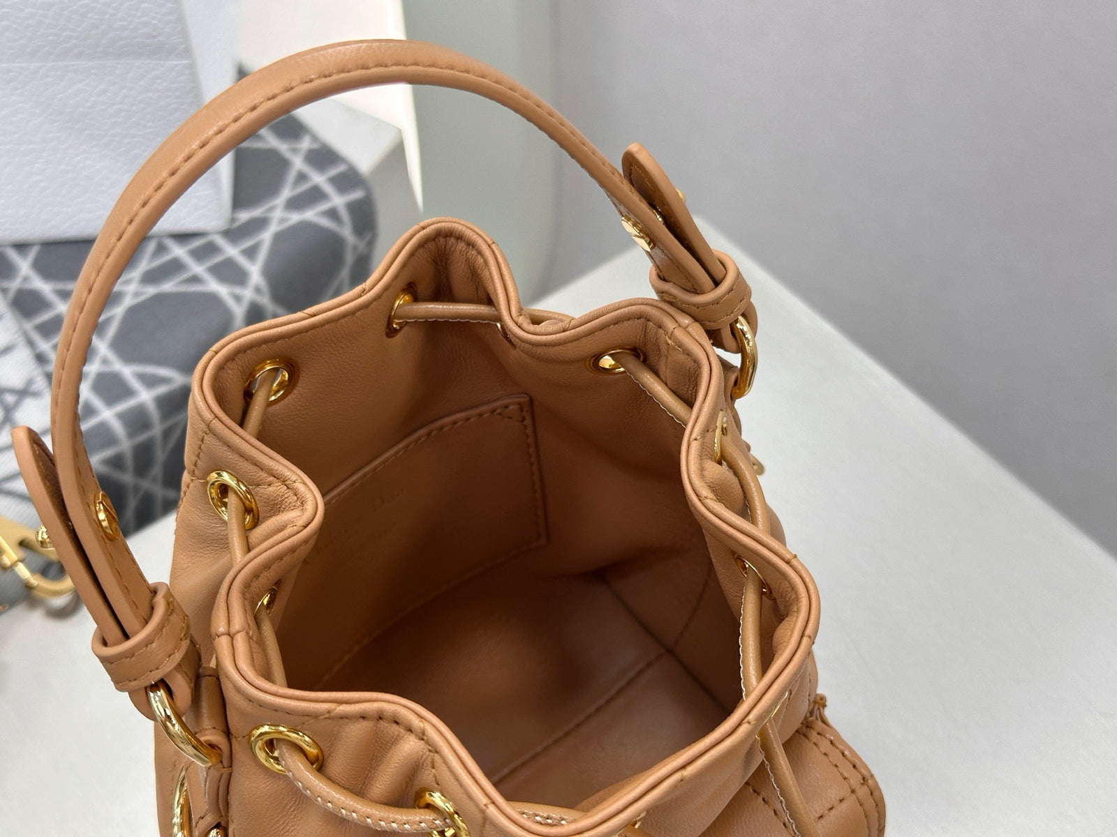 디올 카로 나노 버킷백