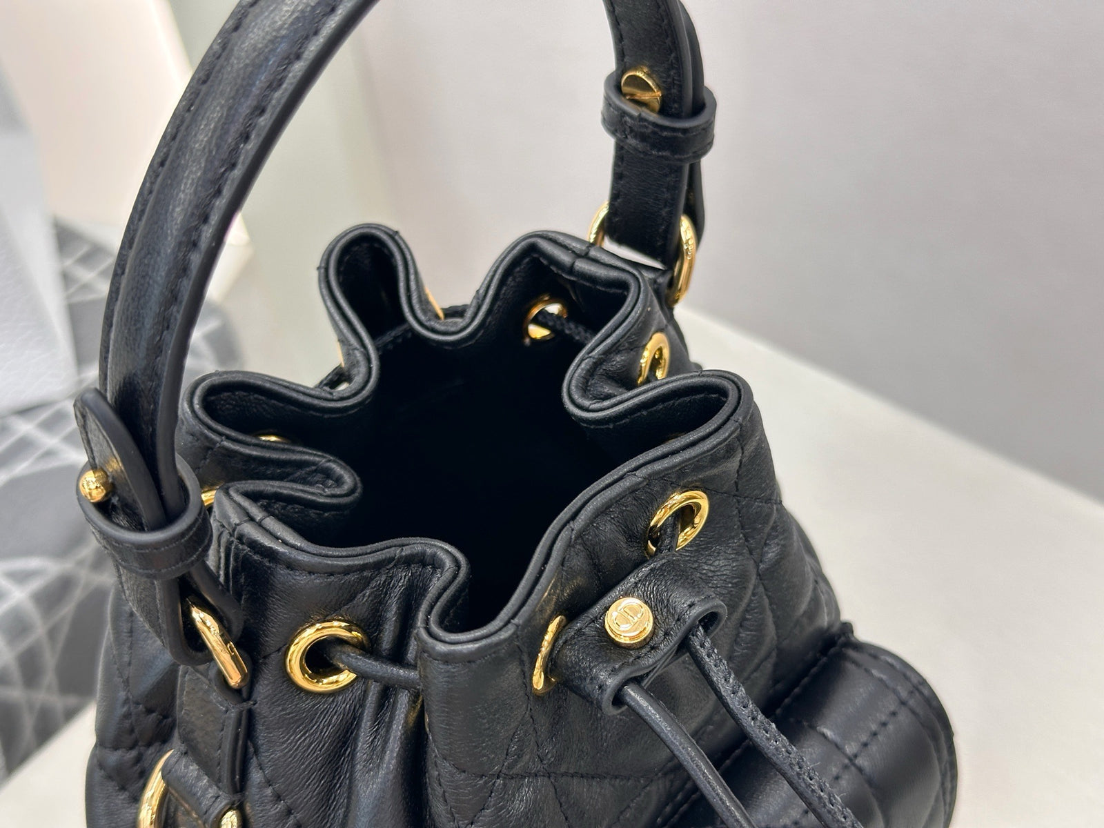 디올 카로 나노 버킷백