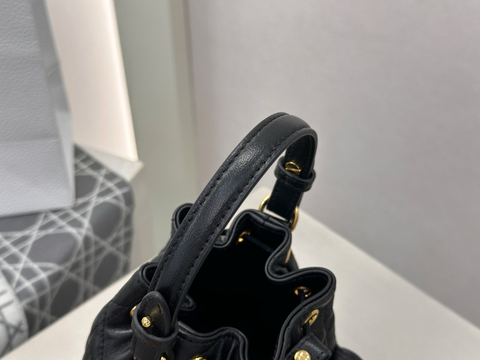 디올 카로 나노 버킷백