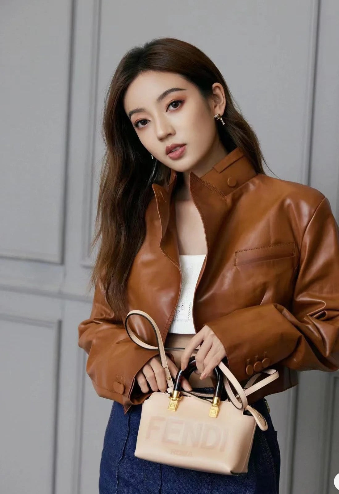 펜디 바이 더 웨이 보스턴백 펜디 로마 미니