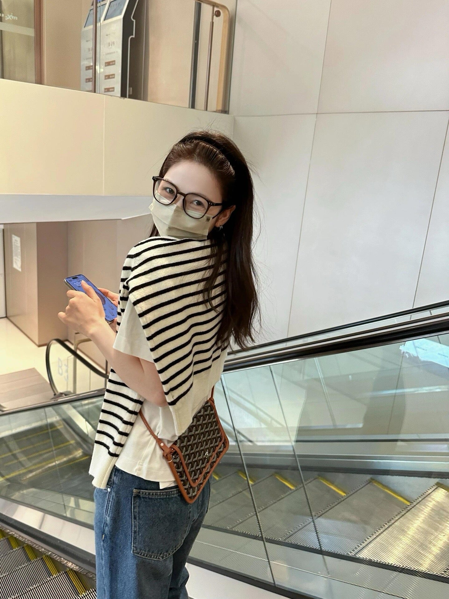 고야드 플뤼메 크로스백