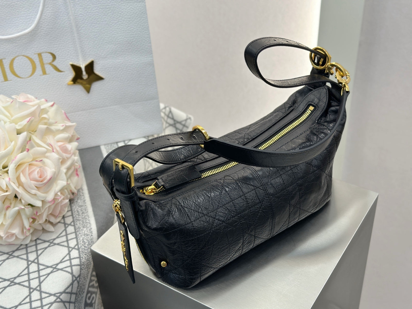 디올 매크로까나쥬 크링클 디저니 백 스몰