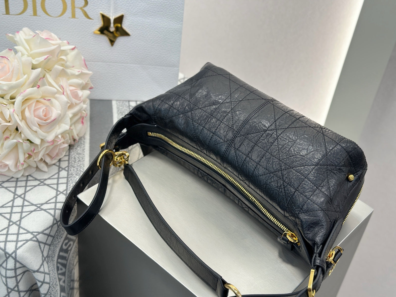 디올 매크로까나쥬 크링클 디저니 백 스몰