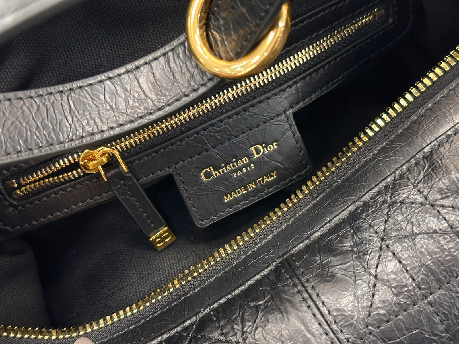 디올 매크로까나쥬 크링클 디저니 백 스몰