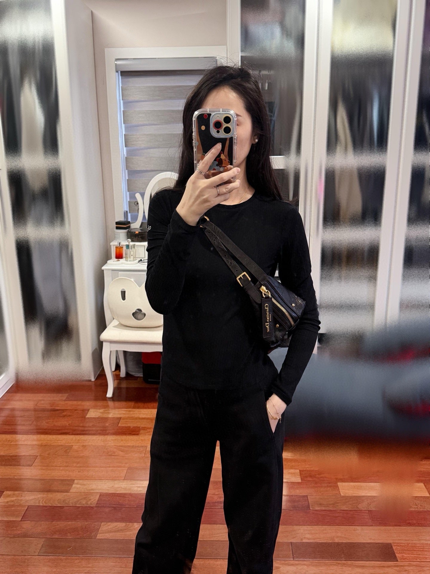 디올 매크로까나쥬 크링클 디저니 백 스몰