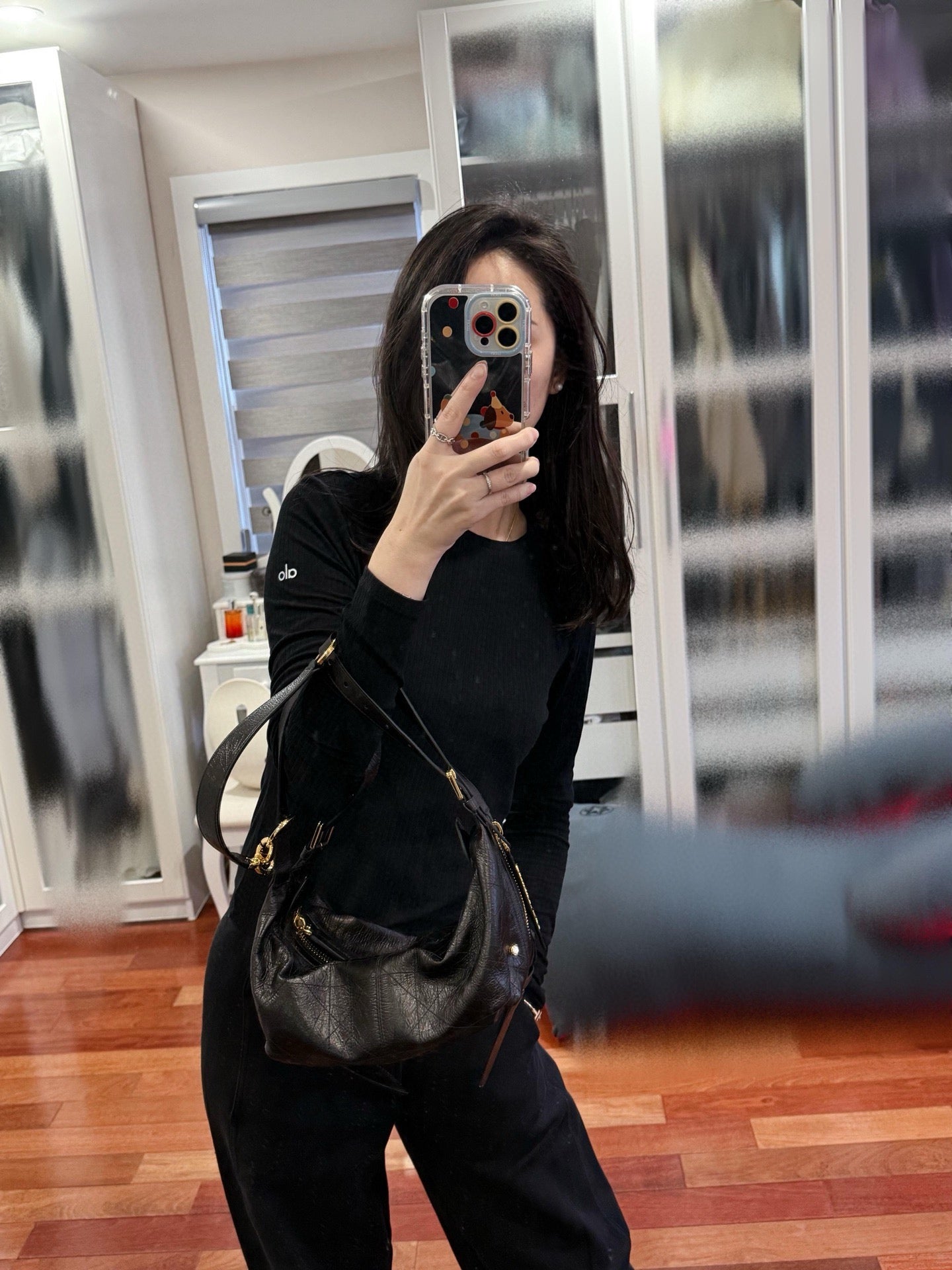 디올 매크로까나쥬 크링클 디저니 백 스몰