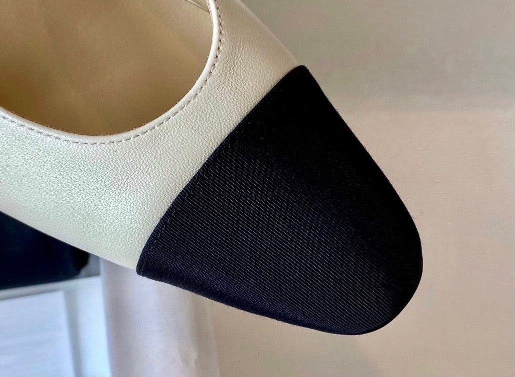 샤넬 클래식 슬링백 미드힐