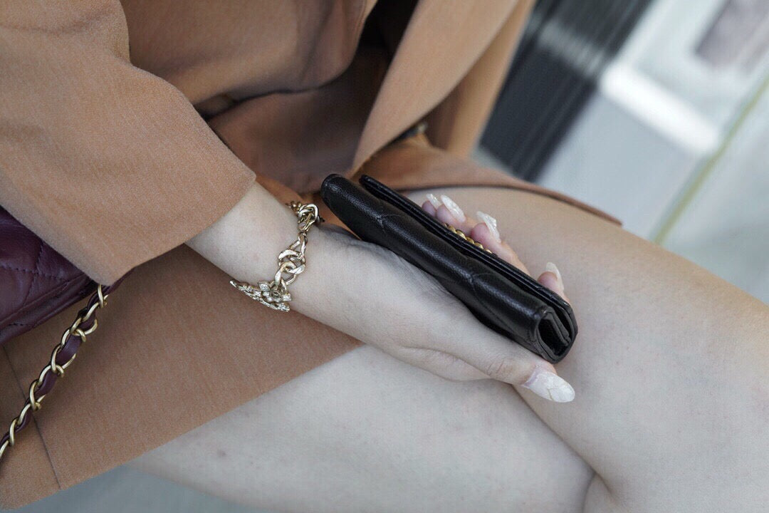 샤넬 19 카드지갑