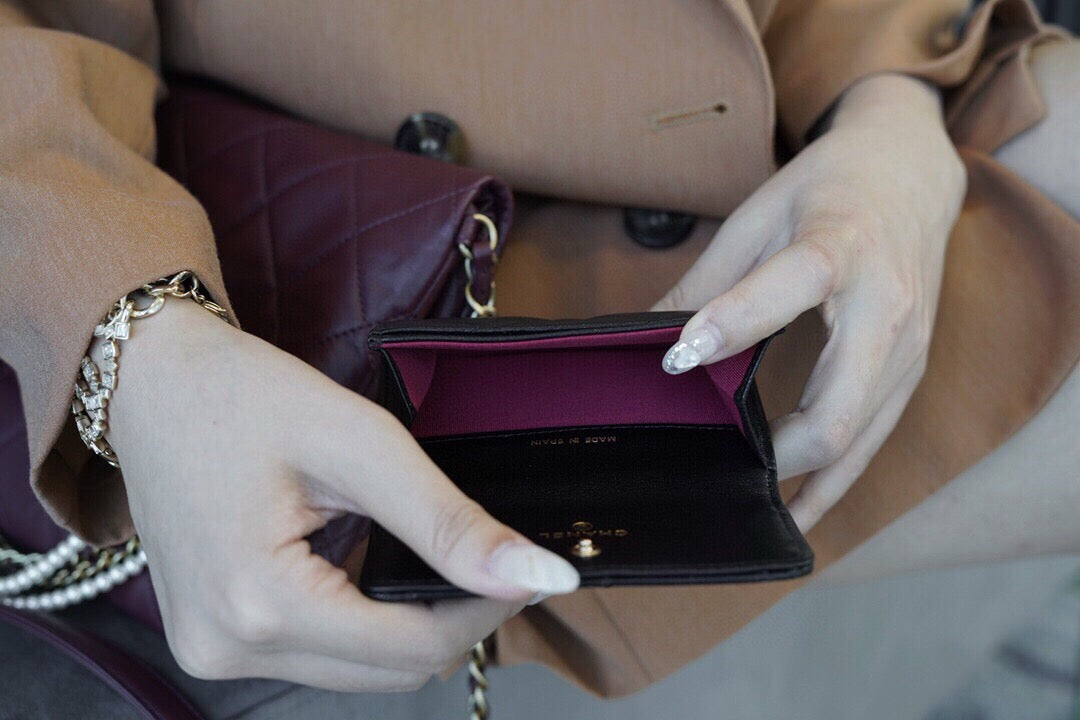 샤넬 19 카드지갑