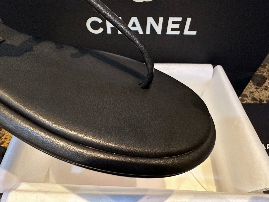 샤넬 스트라스 크리스탈 CC 샌들