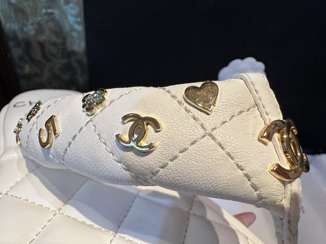 샤넬 참 퀄팅 플랫폼 플립플랍