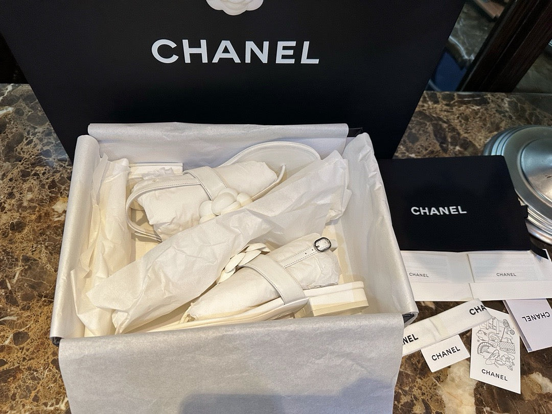 샤넬 까멜리아 샌들