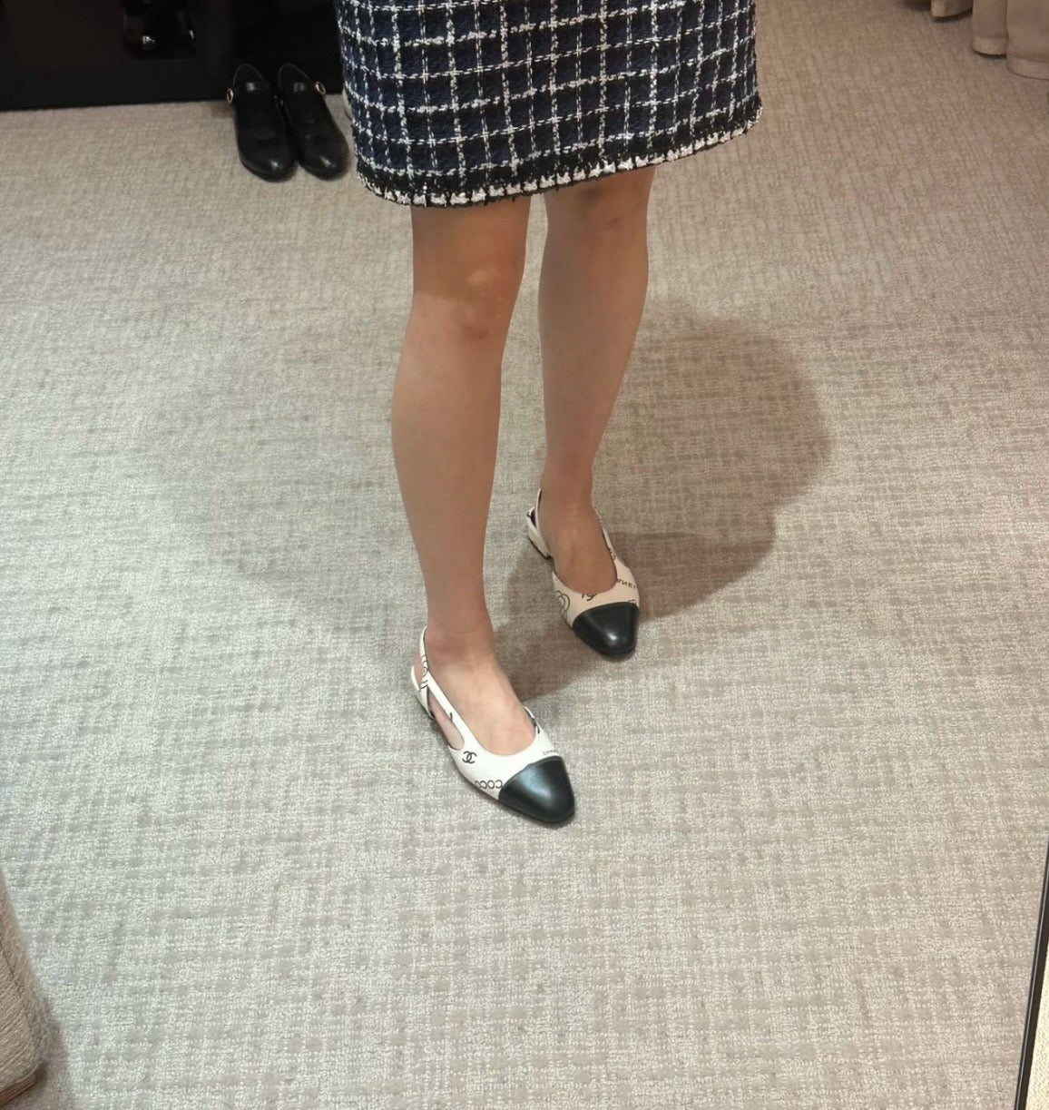 샤넬 까멜리아 코코 CC 패턴 슬링백