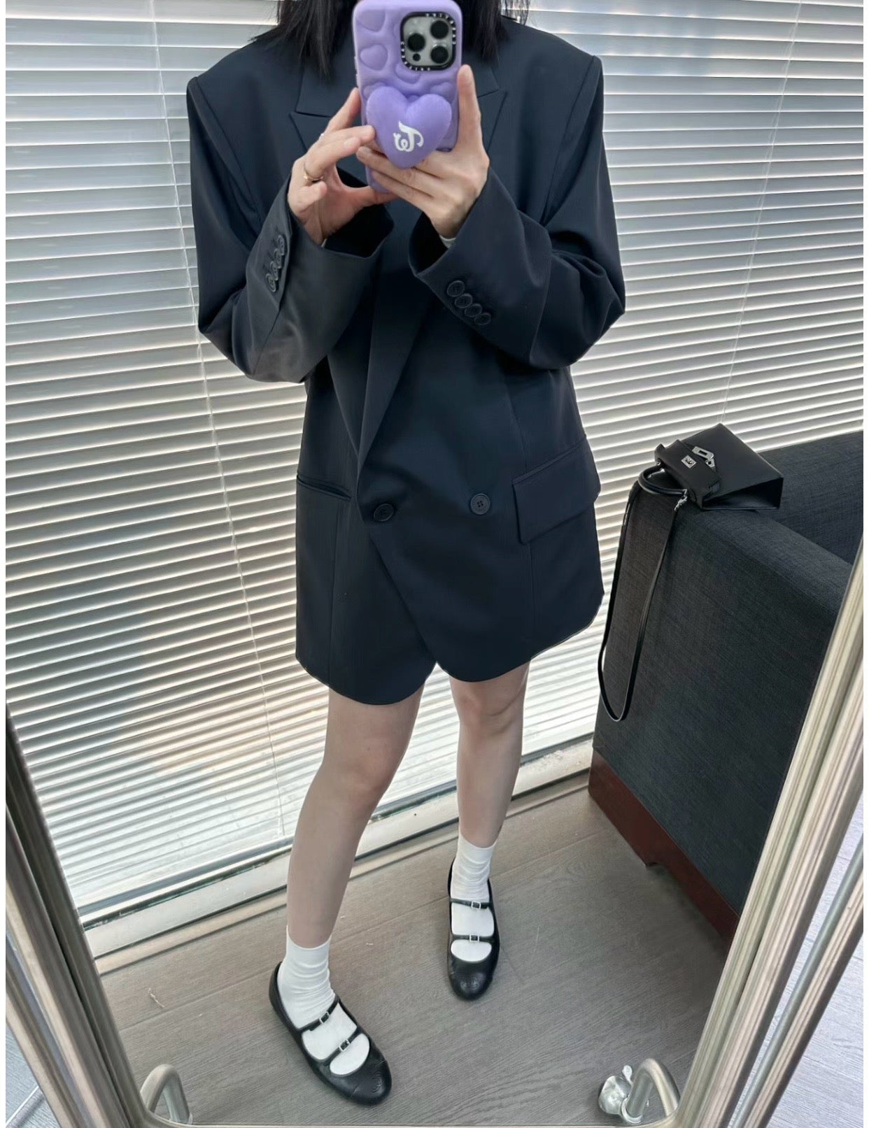 샤넬 더블 스트랩 메리제인 플랫