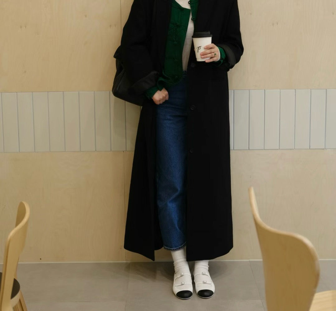 샤넬 더블 스트랩 메리제인 플랫