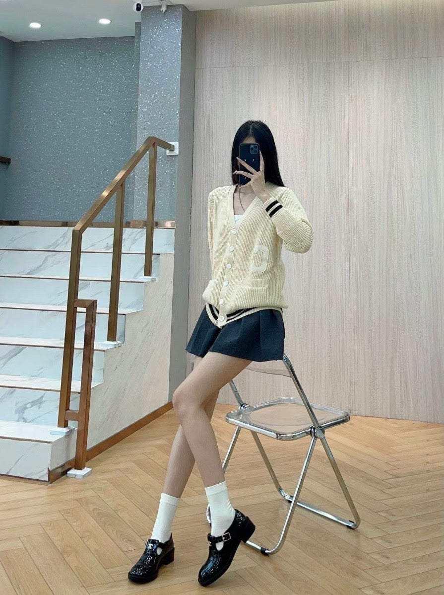 샤넬 CC 버클 페이던트 메리제인 로퍼