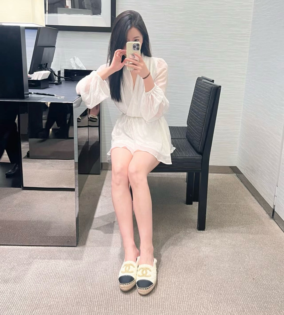 샤넬 트위드 에스파듀